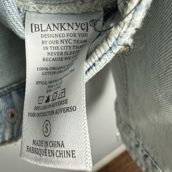 Blank NYC Light Blue Jean Jacket - Picture 8 of 8